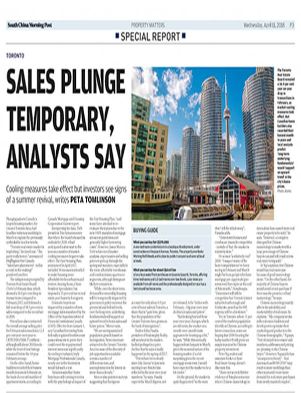 Sales Plunge Temporarily, Analysts Say